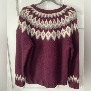 LL BEAN Ragg Wool Sweater